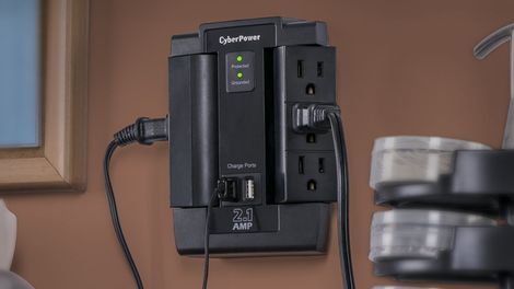 CyberPower CSP600WSU Surge Protector | $11 | Amazon